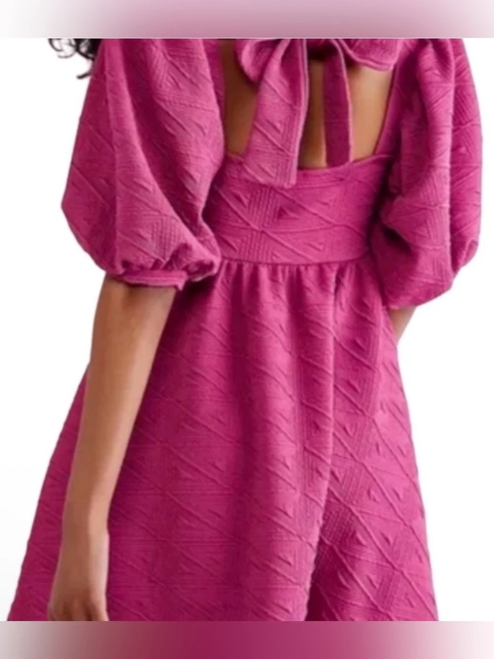 Free People Babydoll Mini Dress Sz M EUC